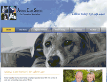 Tablet Screenshot of animalcareservice.com